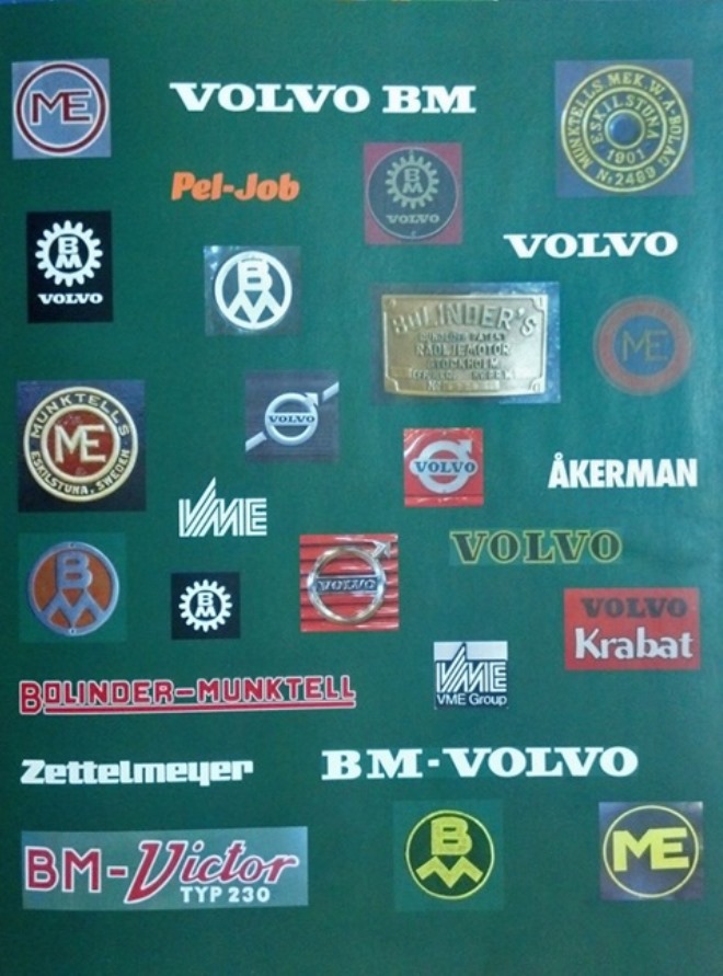 Логотипы Вольво в разные годы существования компании