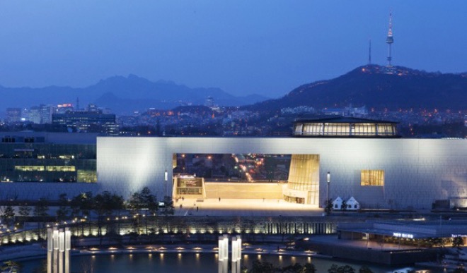 Новое здание нациоанального музея Кореи