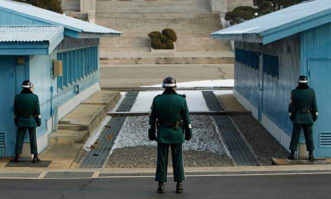 Официальная граница между Кореями