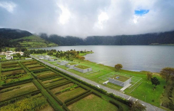 Селькохозяйственные комплексы, расположенные у озера Сети-Сидадиш