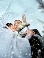Зимняя свадьба — идеи для фотосессии