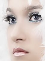 Иней на ресницах – серебряный макияж глаз