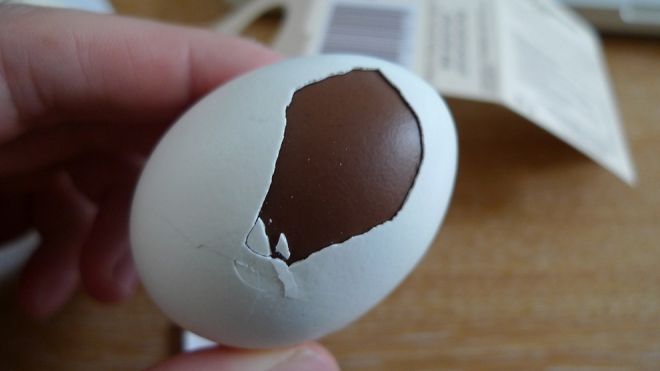 Пасхальное шоколадное яйцо
