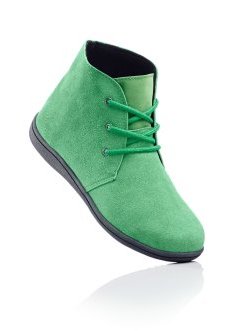 Как носить зеленые ботинки