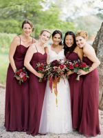 Платья подружек невесты – лучшие фасоны и цвета