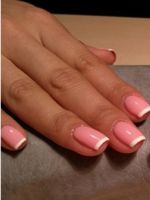Розовый френч на ногтях – красивый маникюр на все случаи жизни