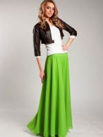 Длинные юбки – самые модные и красивые фасоны