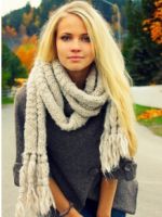 Модные шарфы – самые стильные модели и как модно завязать шарф?