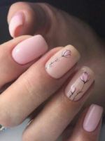 Розовый маникюр 2018 – модные тенденции для коротких и длинных ногтей