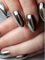 Зеркальный маникюр – 36 фото модного дизайна для ногтей любой длины и формы