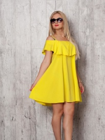 Желтое летнее платье – 38 фото модных повседневных и нарядных моделей