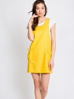 Желтый сарафан – советы стилистов по созданию модного образа