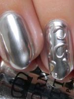 Серебристый маникюр – 38 фото-идей для ногтей любой длины