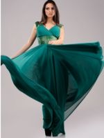 Зеленое платье в пол – 46 фото модных моделей на любой вкус
