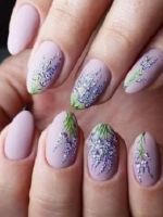 Цветы на ногтях – 60 фото-идей для коротких и длинных ногтей