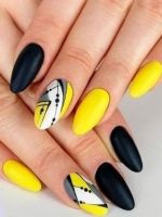 Желтые ногти, дизайн – подборка самых лучших и ярких решений маникюра