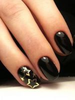 Черные ногти – дизайн для любой длины и формы