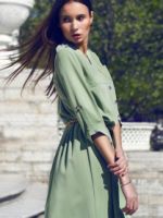 Фисташковый цвет – модный оттенок в женской одежде и аксессуарах