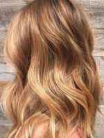 Медовый цвет волос – модный вариант окрашивания для девушек и женщин