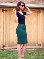 С чем носить зеленую юбку – 64 фото самых модных образов и сочетаний