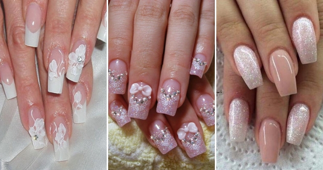 Wedding manicure - the best ideas and designs for the bride's nails