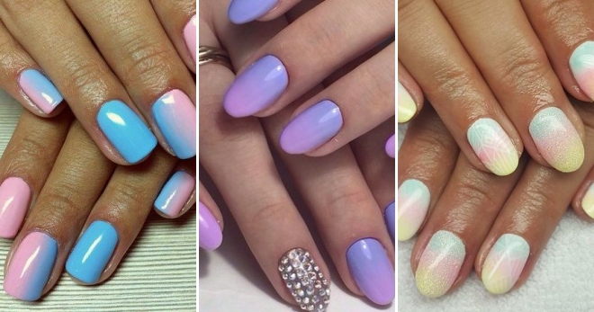 Ombre manicure 2017 - fashion trends and the best ideas of the season
