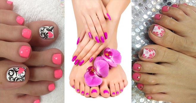 Pink pedicure - a selection of the most beautiful solutions for the summer
