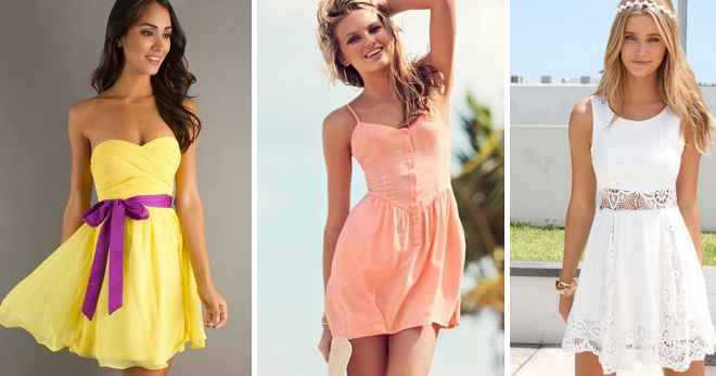 Летние коктейльные платья – самые красивые и стильные модели