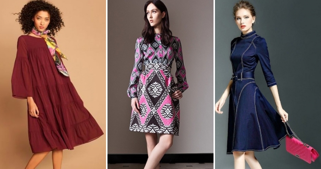 Повседневные платья на осень 2017 – самые модные модели нового сезона