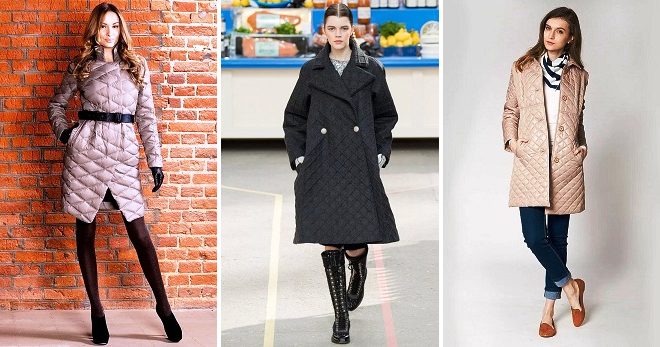 Стеганое пальто – подборка фото самых модных моделей этого сезона