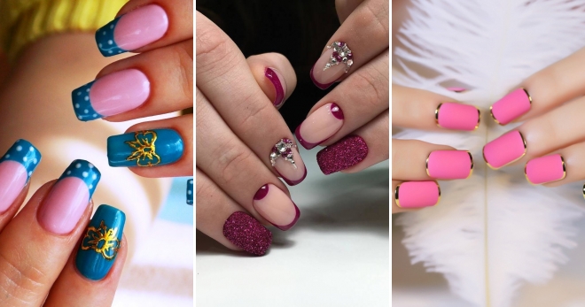 French nail design - a selection of photos of the best stylish manicure ideas
