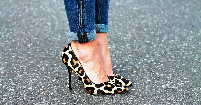 Леопардовые туфли – 12 фото стильных женских образов в туфлях с леопардовым принтом