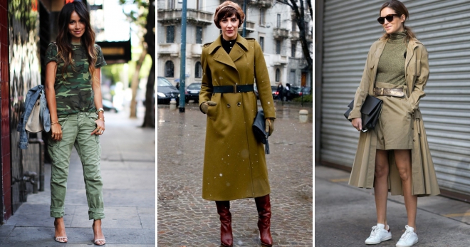 Military style - 46 photos of fashionable images for every day