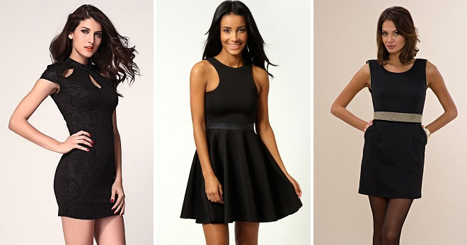 Короткое черное платье – модный предмет одежды для современных девушек и женщин