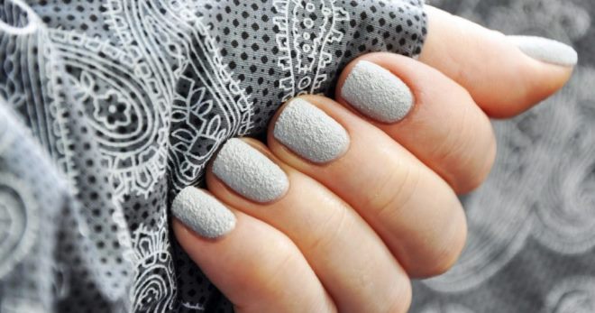 Gray manicure - fashion trends and trends for short and long nails