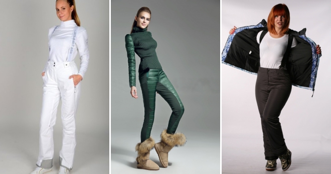 Зимние штаны – 40 фото самых модных моделей для холодной погоды