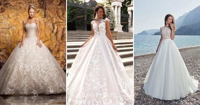 Свадебные платья 2019 – модные тенденции, тренды, модели, цвета