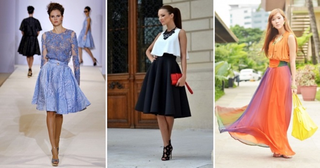 С чем носить юбку солнце – 60 фото самых модных образов для девушек и женщин