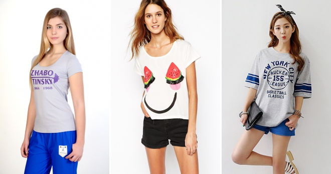 Стильные футболки – базовый предмет гардероба современной девушки