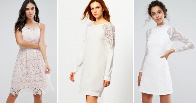 Белое кружевное платье – модный предмет одежды на каждый день и для особых случаев