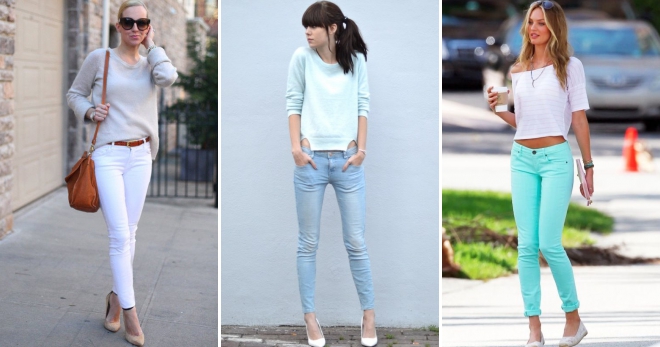 Светлые джинсы – модный выбор для повседневной жизни