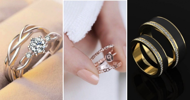 Обручальные кольца – обзор самых модных свадебных трендов
