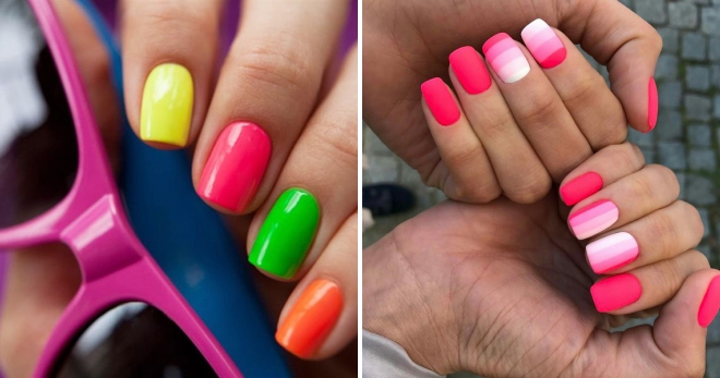 Bright summer manicure - the perfect solution for the hot season