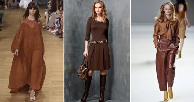 Brown color - who suits and what is combined with clothes?