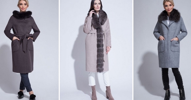 Пальто с меховым воротником – 46 фото модных моделей на все случаи жизни