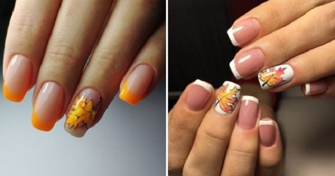 Autumn jacket - fashion trends and trends for short and long nails