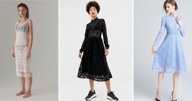 Ажурные платья – модный наряд для современных модниц