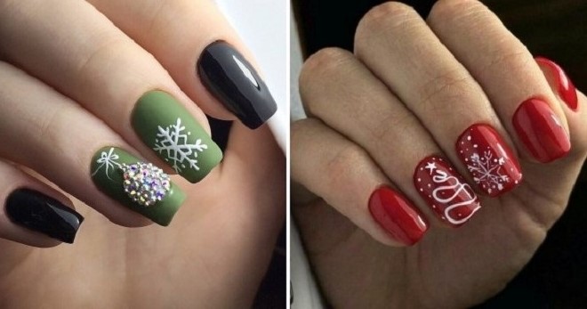 A beautiful New Year's manicure is an important part of the festive look.