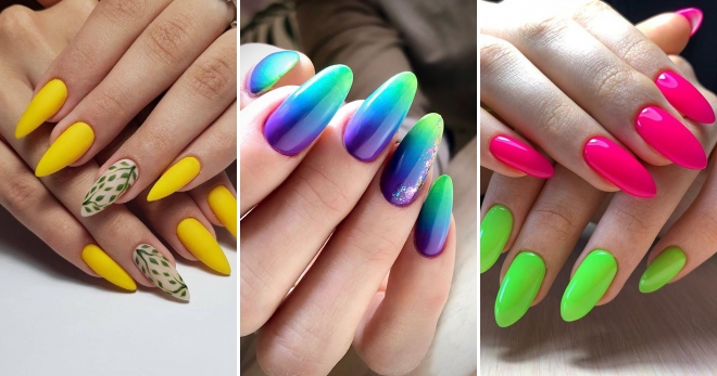 Bright manicure 2020 - fashion trends for short and long nails