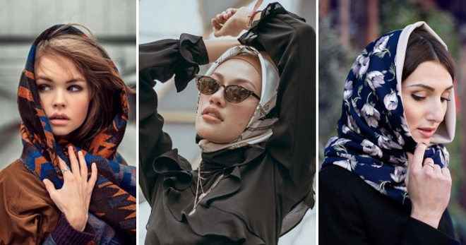 Как красиво завязать платок на голове – 30 фото и 13 видео самых стильных и актуальных способов